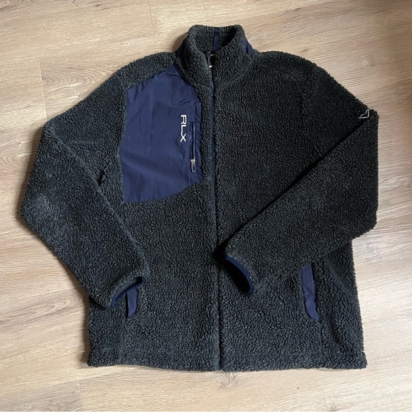 Ralph Lauren RLX Sherpa Zip Up - Picture 1 of 4